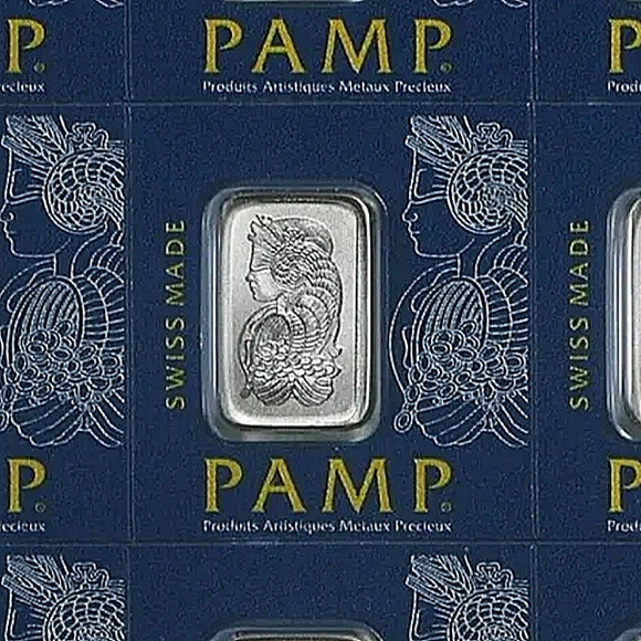 1 Gram PLATINUM Lady Fortuna PAMP Suisse MULTIGRAM Platinum Bar Investment Bar